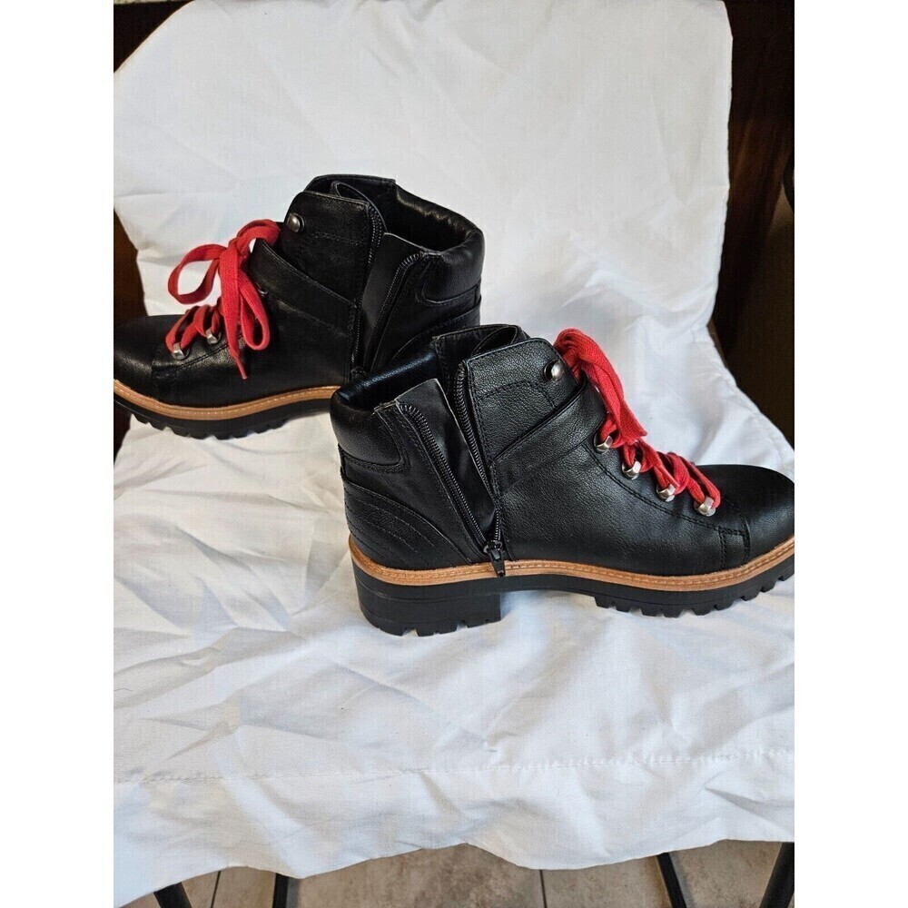 Indigo Rd. Womens Ibis2 Black‎ Combat & Lace-up Boots 8 Medium - Picture 3 of 5
